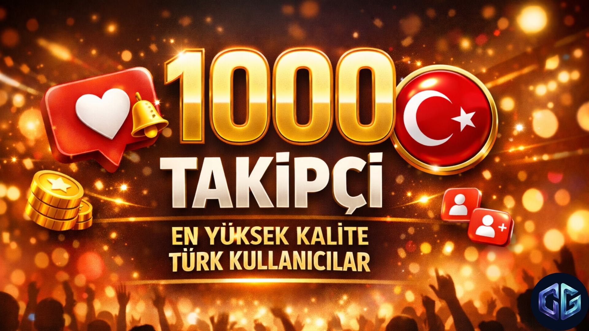 1000 Takipçi Gold