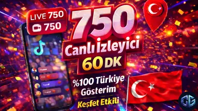 750 Canlı Yayın Seyirci (60dk)