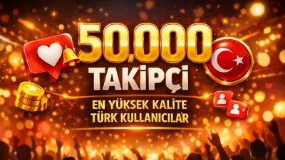 50000 Takipçi Gold