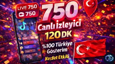 750 Canlı Yayın Seyirci (120dk)