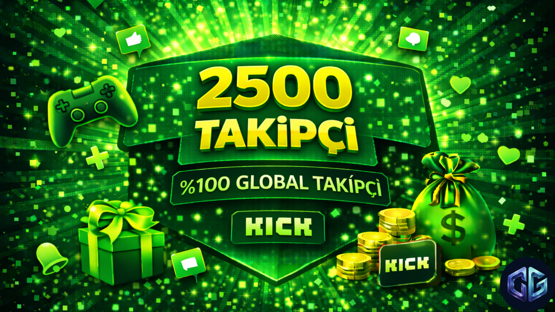 2500 Takipçi Global