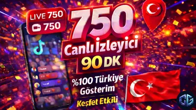 750 Canlı Yayın Seyirci (90dk)