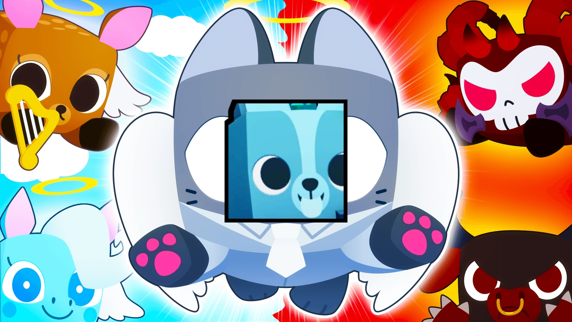 Huge Poseidon Corgi 10x