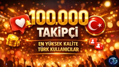 100000 Takipçi Gold