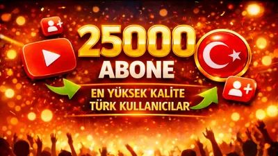 25000 Abone Plus